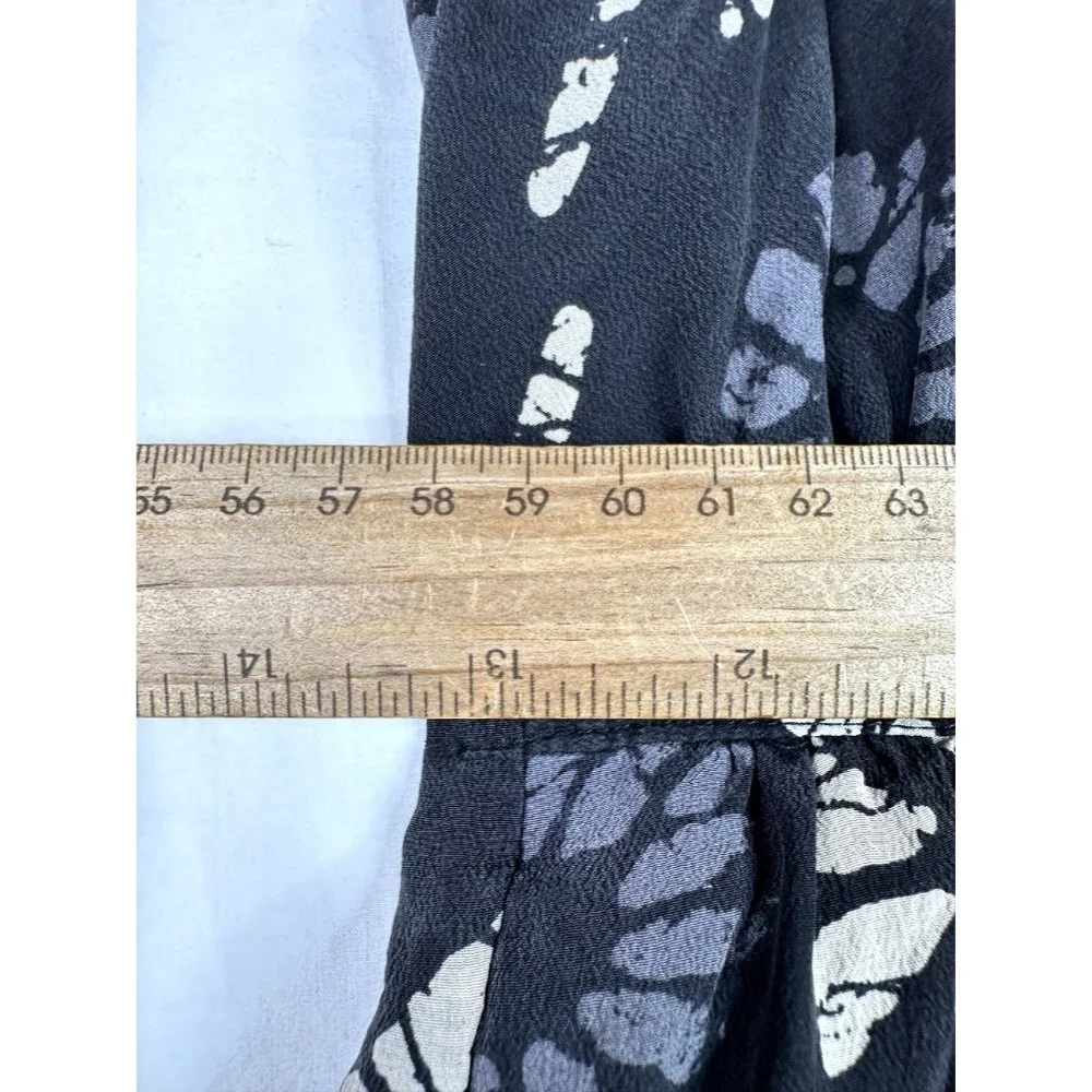 Madewell 100% Silk‎ Mini Dress size 2 Black/White